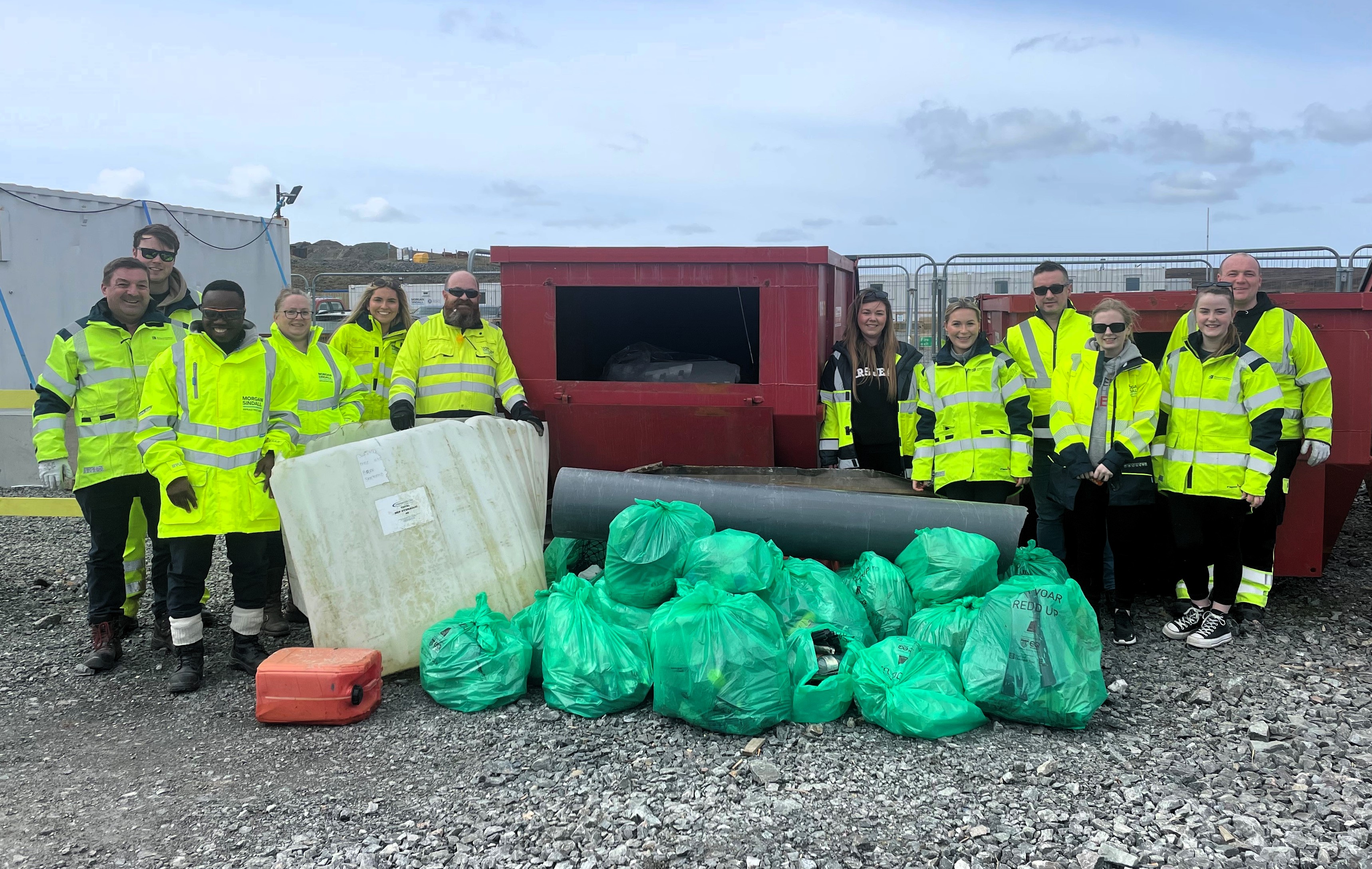 1. SSEN Transmission and Morgan Sindall Infrastructure volunteers collected over 20 bags of litter as part of Da Voar Redd Up.jpg