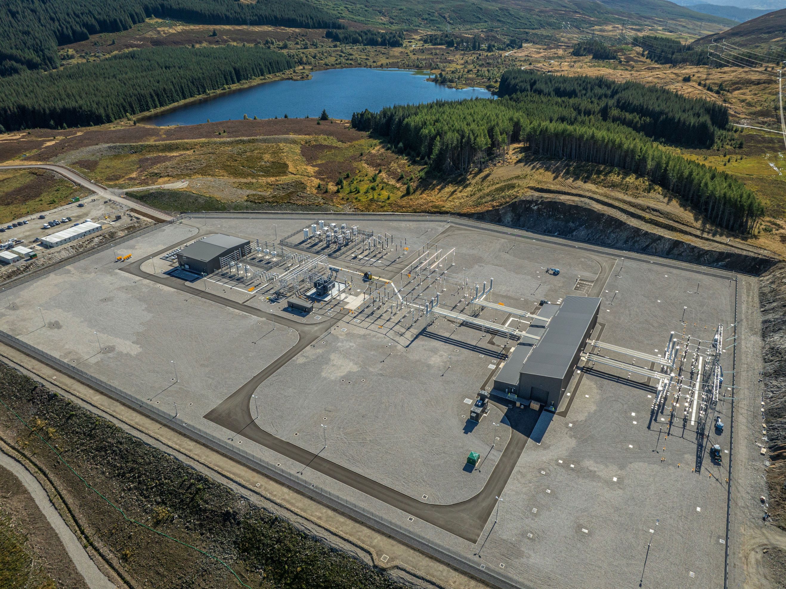 Kinardochy Substation will help balance voltage on network and allow more renewable electricity to connect to the grid.