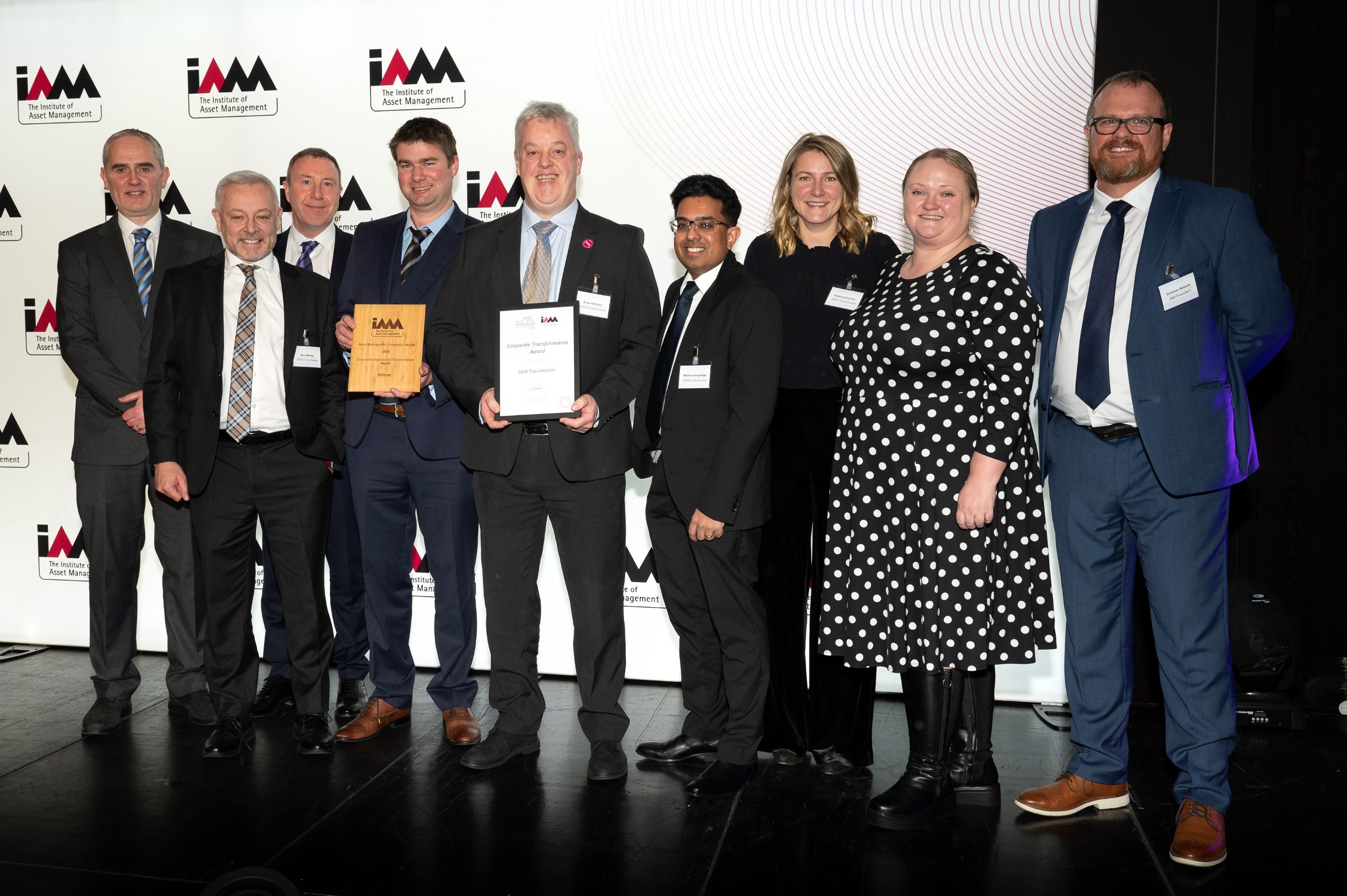 SSEN Transmission’s Asset Management team won the Corporate Transformation Award at the IAM Awards.jpg